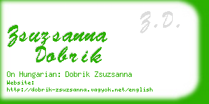 zsuzsanna dobrik business card